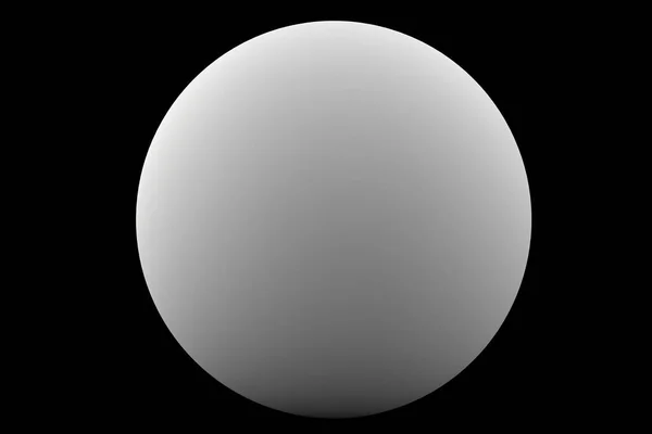 White Circle Black Background — Stock Photo, Image