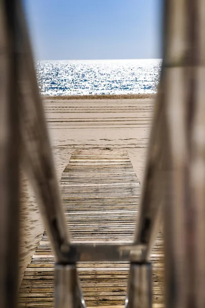 Wooden Bridge City Baltic Sea — Stock Photo, Image