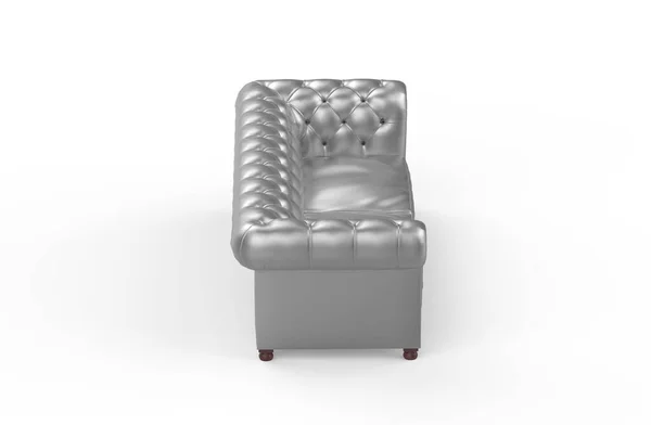 Modernes Sofa Isoliert Auf Weißem Hintergrund Illustration — Stockfoto