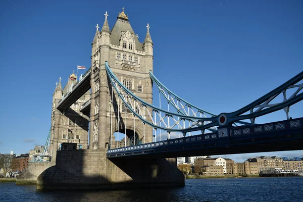 Башня Мост Река Темза Лондон Сша — стоковое фото