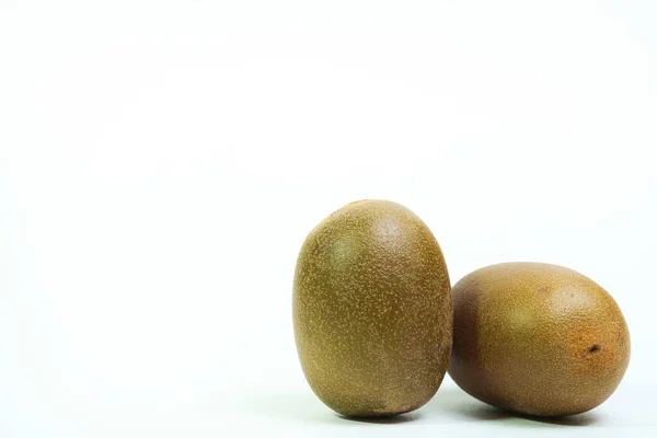 Fruta Kiwi Fresca Sobre Fondo Blanco —  Fotos de Stock