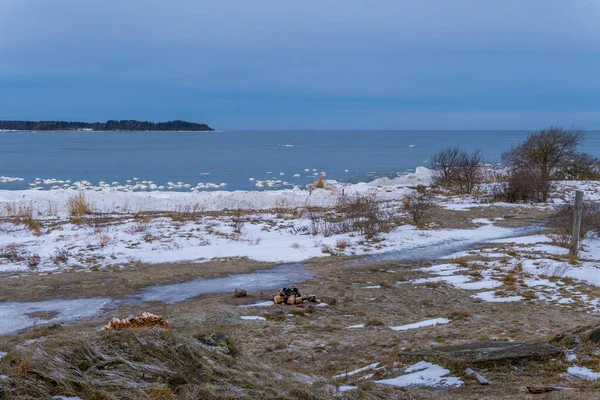 Beautiful View Sea Winter — Stock Photo, Image