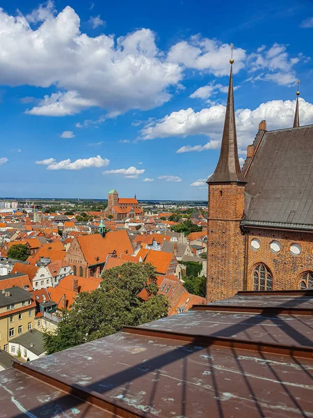 Utsikt Över Den Gamla Staden Gdansk Poland — Stockfoto
