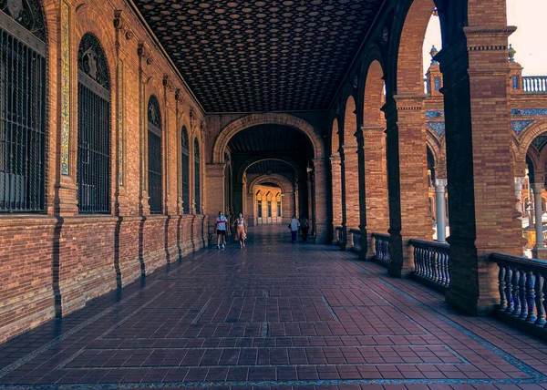 Plaza Espaa Conjunto Urbano Estilo Neo Mourisco Que Apareceu Sul — Fotografia de Stock