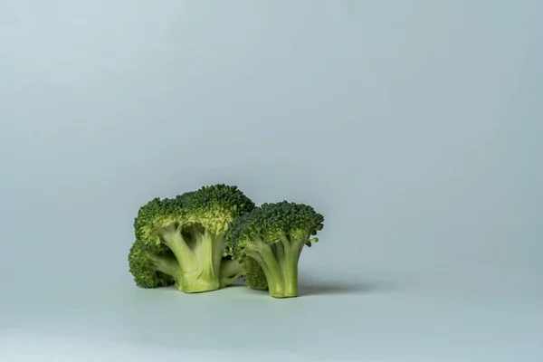 Fresh Broccoli White Background — Stock Photo, Image