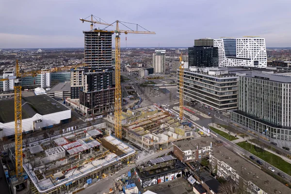 Antenn Utsikt Över Staden Barcelona Spanien — Stockfoto