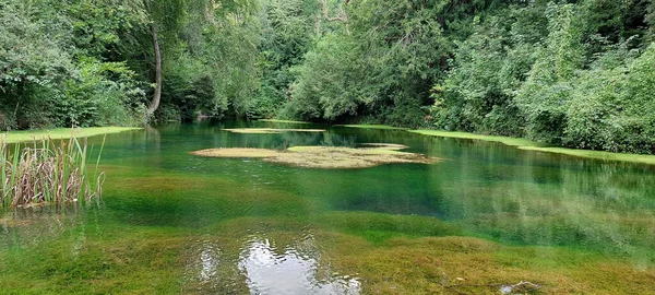 Schöne Aussicht Auf Den Fluss — Stockfoto