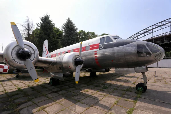 Alte Sowjetische Militärflugzeuge Museum — Stockfoto