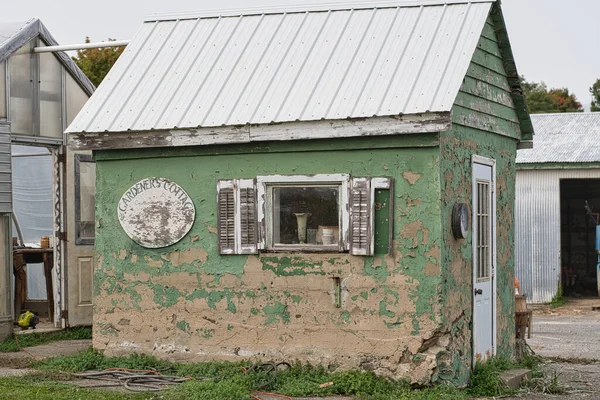 Velha Casa Abandonada Cidade — Fotografia de Stock