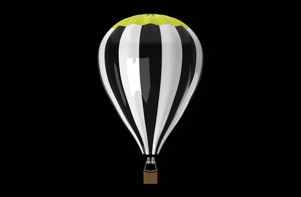 Αερόστατο Θερμού Αέρα Που Πετάει Στον Ουρανό — Φωτογραφία Αρχείου