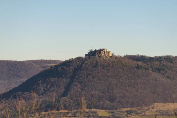 Vista Del Castillo Del Valle Ciudad Del Estado Del Paisaje —  Fotos de Stock