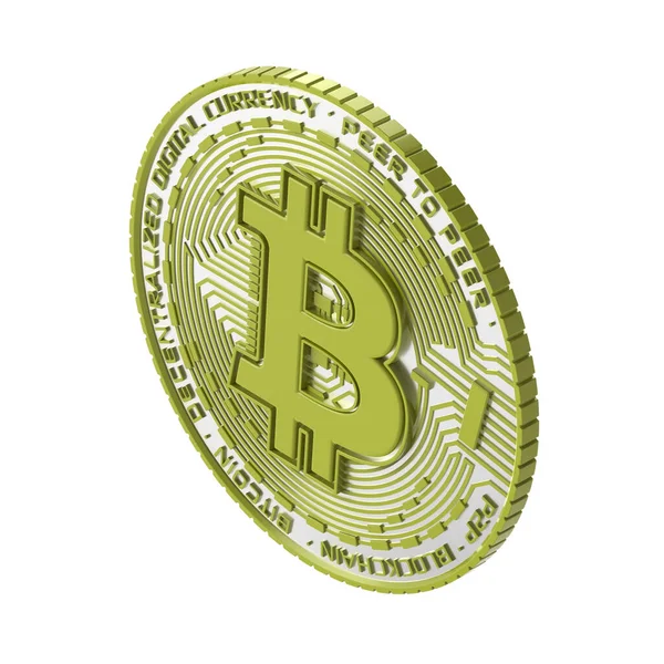 Bitcoin Symbole Avec Dollar Devise — Photo