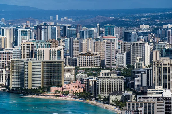 Vista Aérea Ciudad Miami Florida — Foto de Stock