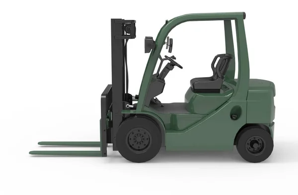 Forklift Yükleyicisi Büyük Bir Römork Illüstrasyon — Stok fotoğraf