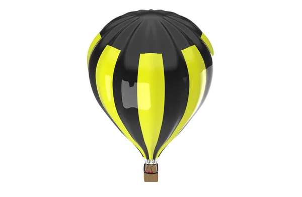 Balão Voador Isolado Sobre Fundo Branco — Fotografia de Stock