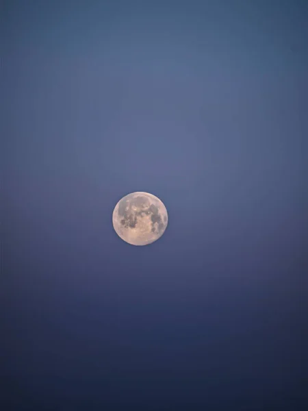 Luna Cielo Nocturno —  Fotos de Stock
