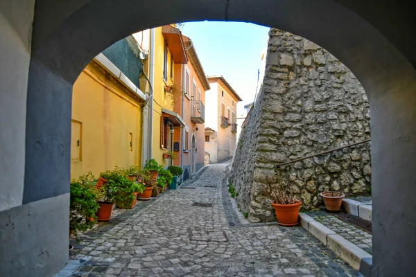 Smal Gata Med Liten Stad Den Gamla Staden Dubrovnik Croatia — Stockfoto