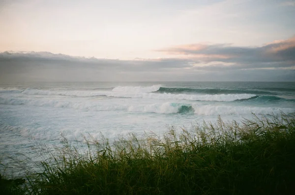 Belo Pôr Sol Sobre Mar — Fotografia de Stock