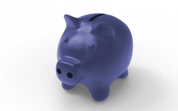 Piggy Bank Met Een Witte Achtergrond — Stockfoto