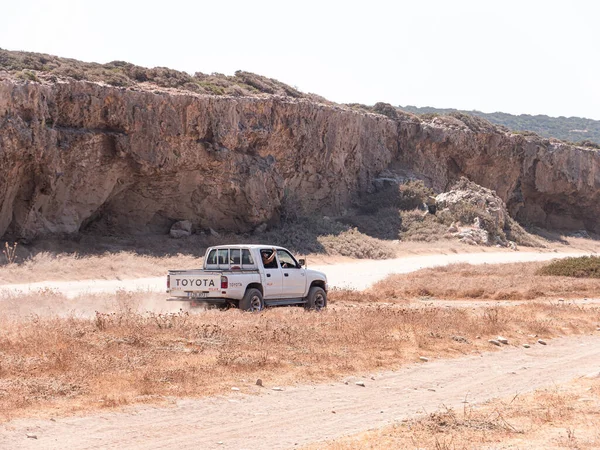 Αυτοκινητιστικό Δυστύχημα Στην Έρημο — Φωτογραφία Αρχείου