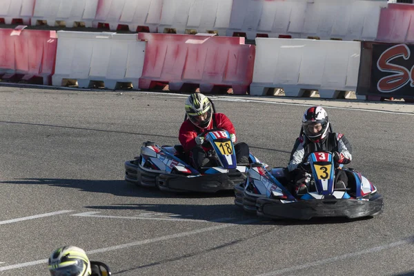 Fórmula Vista Del Campeonato Karting —  Fotos de Stock