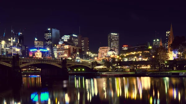 Beautiful View Night City — Stock Photo, Image