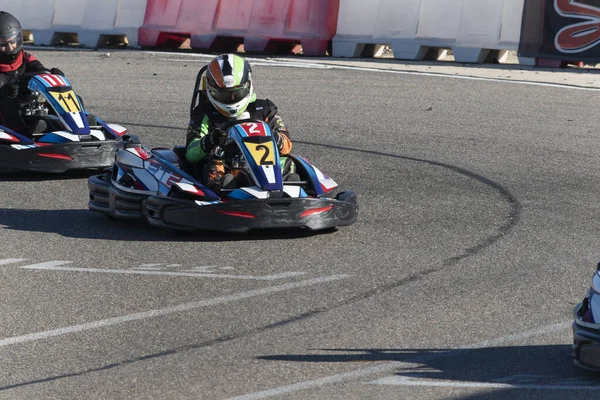 Fórmula Exibição Campeonato Karting — Fotografia de Stock