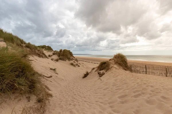 Bella Vista Delle Dune Messa Fuoco Selettiva — Foto Stock