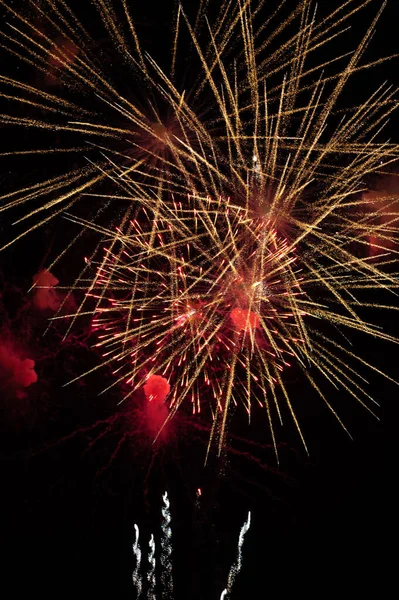 Fireworks Night Sky — Stock Photo, Image