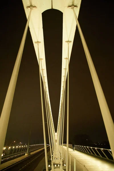 Brug Stad Van Beroemdste Bezienswaardigheid Van Het Moderne Gebouw — Stockfoto