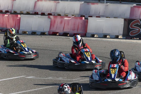 Fórmula Exibição Campeonato Karting — Fotografia de Stock