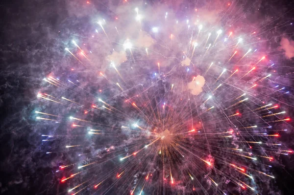 Fireworks Night Sky — Stock Photo, Image