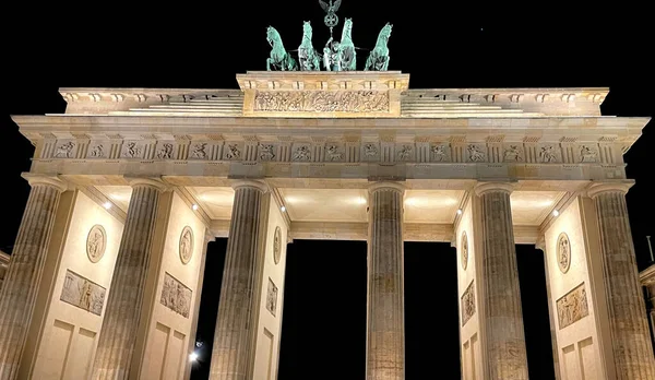 Brandenburger Poort Berlijn Duitsland — Stockfoto