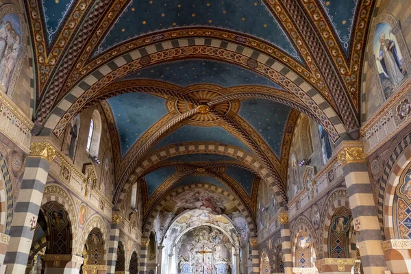 Interior Una Catedral Santa Maria Del Popolo — Foto de Stock