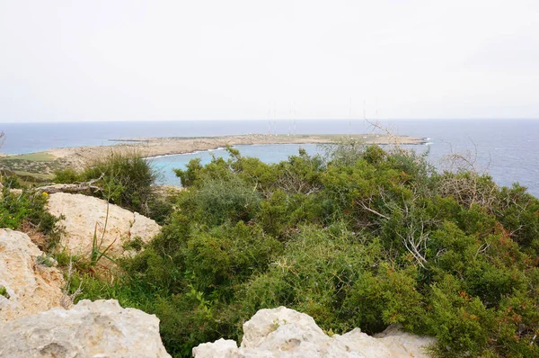 Bella Vista Sulla Costa Del Mare — Foto Stock