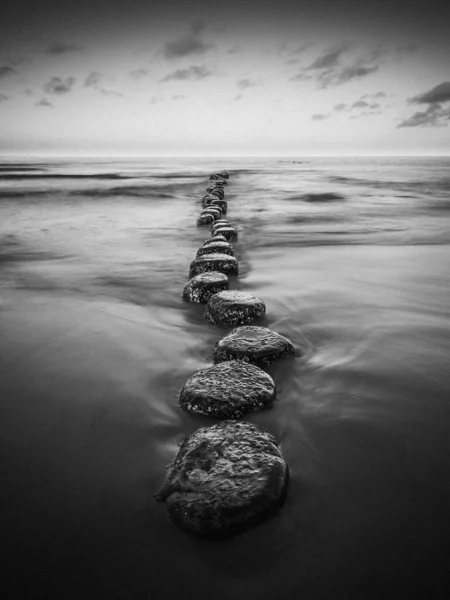Mar Bonito Pedras Praia — Fotografia de Stock