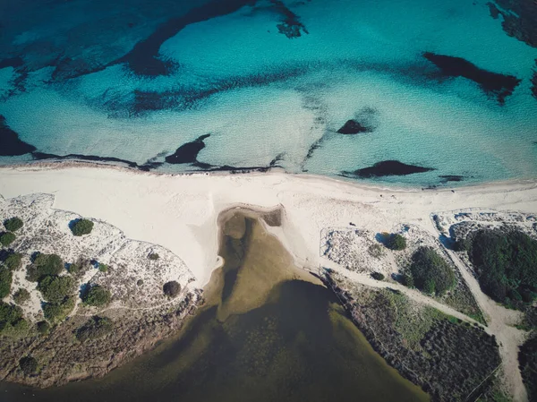 Flygfoto Över Vacker Strand — Stockfoto