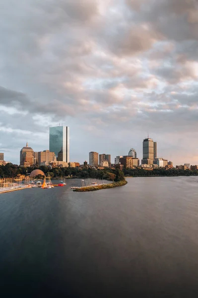 Nova Iorque Skyline Cidade Com Arranha Céus Reflexão — Fotografia de Stock