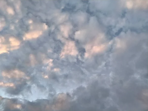 Céu Bonito Com Nuvens Sol — Fotografia de Stock