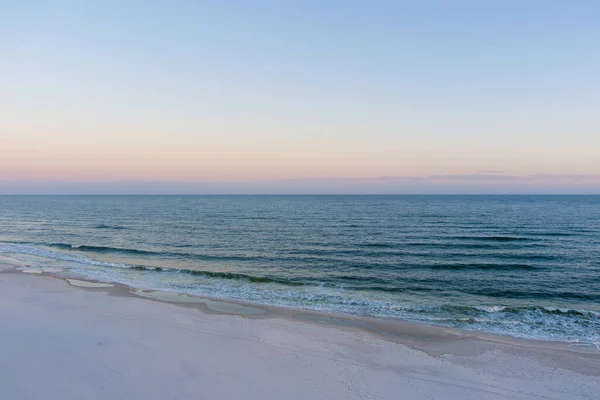 Magnifique Coucher Soleil Sur Plage — Photo