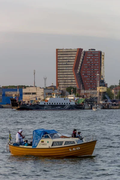 Molte Navi Nel Porto Marittimo — Foto Stock