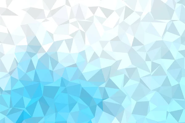 Luce Blu Vettore Poligono Sfondo Astratto Illustrazione Glitter Stile Origami — Foto Stock