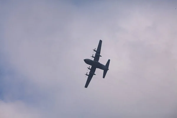 Vliegtuig Dat Lucht Vliegt — Stockfoto