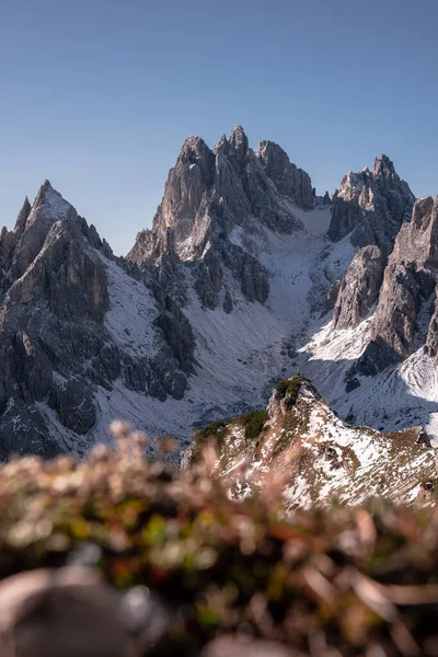 Hermoso Paisaje Montaña Con Nieve Montañas —  Fotos de Stock