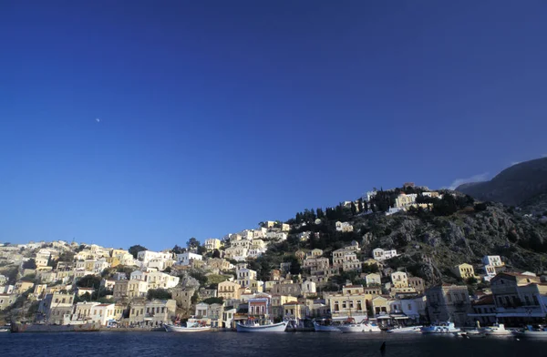 Vista Ciudad Del Mar Mediterráneo — Foto de Stock