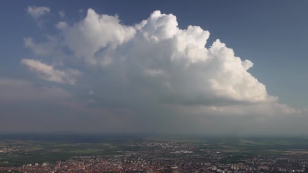 Imagini Aeriene Ale Orașului — Videoclip de stoc