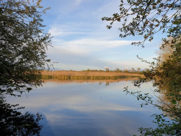 Bellissimo Paesaggio Con Fiume — Foto Stock