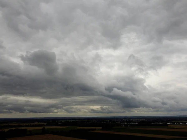 Nuvens Tempestade Sobre Céu — Fotografia de Stock