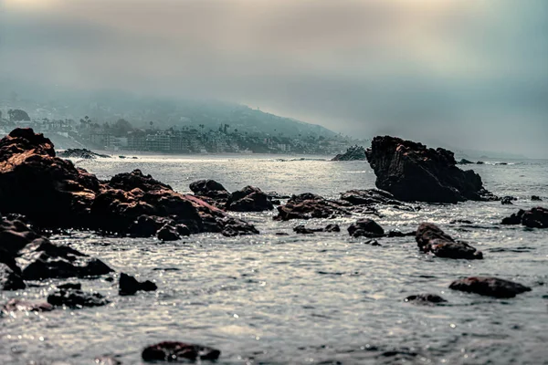 Rocky Coast Atlantic Ocean North State Israel — Stock Photo, Image