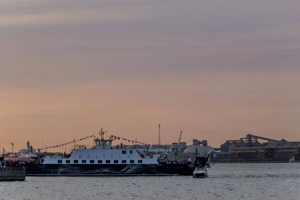 Many Ships Seaport — Stock Photo, Image